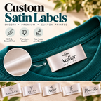 Custom Satin Printed Labels