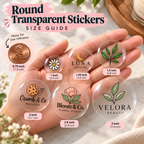 Custom Clear Round Stickers