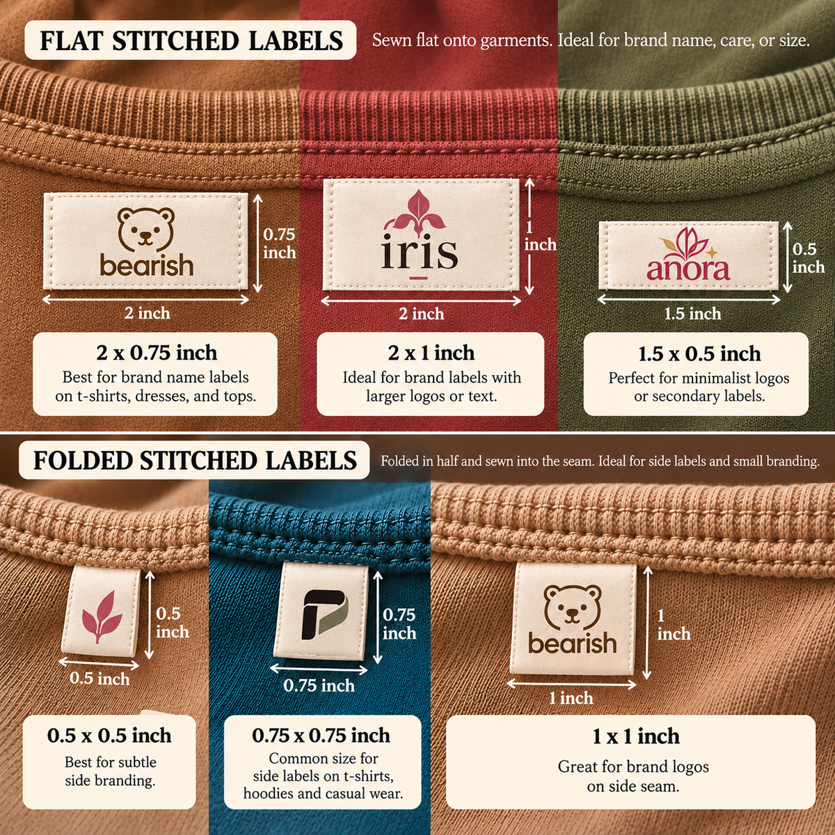 Custom Cotton Labels for Clothing