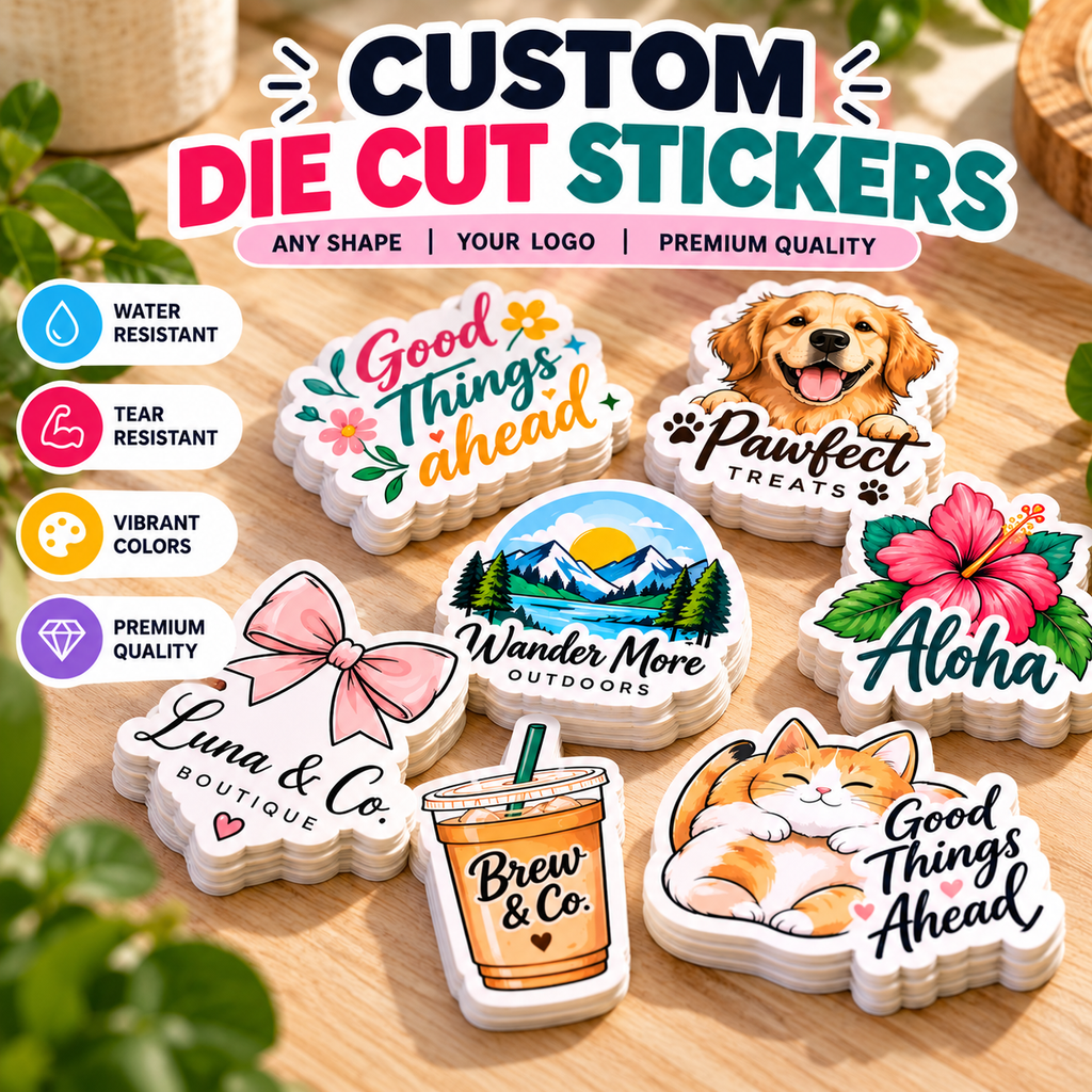 Custom Die Cut Stickers