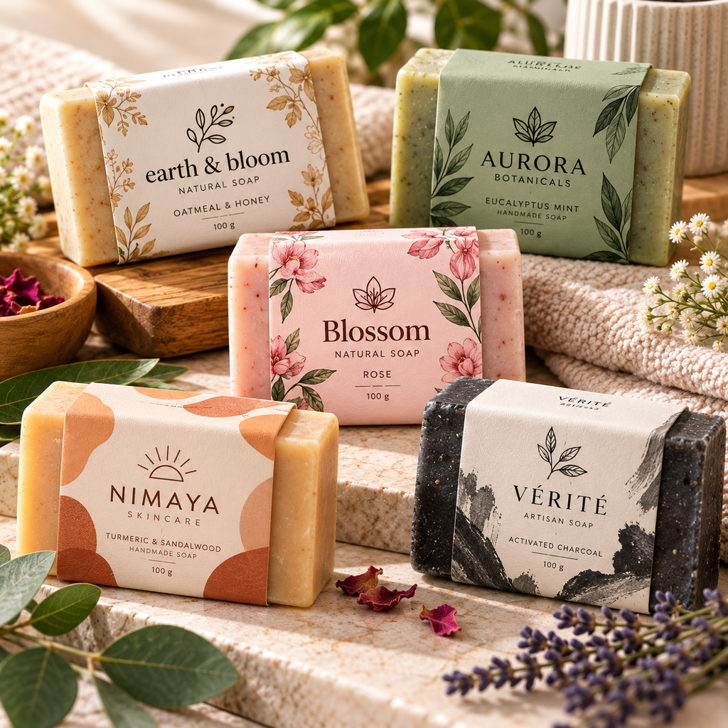 Custom Soap Labels & Soap Sleeves